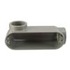 Mulberry 14813 Die Cast Aluminum Type LL Combination Conduit Body With Cover and Gasket 1 Inch view 1