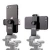 DaVoice Tripod Phone Mount Adapter, 360 Rotating Holder, Compatible with iPhone Smartphone Camera Stand, Universal Cell Phone Attachment Clip Clamp view 1