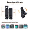 DaVoice Tripod Phone Mount Adapter, 360 Rotating Holder, Compatible with iPhone Smartphone Camera Stand, Universal Cell Phone Attachment Clip Clamp view 4