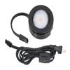 MVP Single Puck Kit, Easy to Install Dimmable Swivel Puck Lights, Linkable, cETLus Listed, 2-3/4-Inch Diameter, 4.3-Watt, 2700K Black Finish, Single Puck Kit view 1