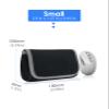 LENTION Storage Small Pouch Bag Cases for Accessories Laptop MacBook Power Adapter, Wireless Mouse, iPhone Charger, Cellphone, Power Bank, Cord Travel Cable Electronic Organizer - Dark Gray view 2