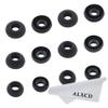 ALXCD Ear Tips for Powerbeats 2 3 Wireless Headphone, SML 3 Sizes 6 Pair Silicone Replacement Earbud Tips Ear Gel, Fit for Beats Powerbeats 3 Wireless [6 Pair](Black) view 1