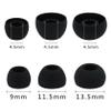 ALXCD Ear Tips for Powerbeats 2 3 Wireless Headphone, SML 3 Sizes 6 Pair Silicone Replacement Earbud Tips Ear Gel, Fit for Beats Powerbeats 3 Wireless [6 Pair](Black) view 2