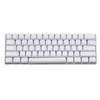 YMDK Blank Thick PBT OEM Profile 61 ANSI Keycaps for MX Switches Mechanical Keyboard (White)(Only Keycap) view 1