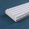 YMDK Blank Thick PBT OEM Profile 61 ANSI Keycaps for MX Switches Mechanical Keyboard (White)(Only Keycap) view 2