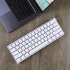 YMDK Blank Thick PBT OEM Profile 61 ANSI Keycaps for MX Switches Mechanical Keyboard (White)(Only Keycap) view 3