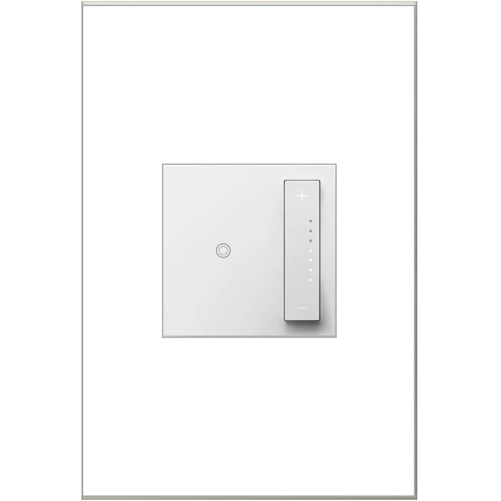 Legrand Adorne sofTap Dimmer Electric Switch 0-10V, White Finish, ADTP4FBL3PW4