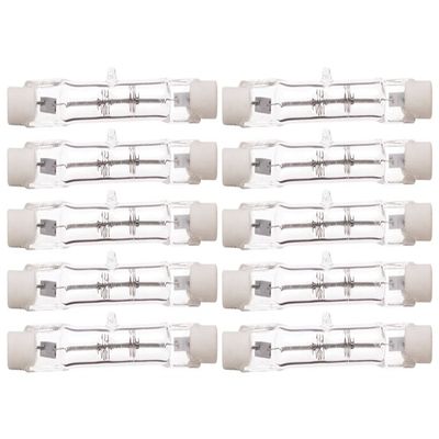 KOR 150W J-Type T3 Halogen Light Bulbs, 78mm R7S Base, 120V, 10-Pack