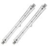 CTKcom 500-Watt 4.7-Inch J Type T3 Halogen Bulbs(5 Pack) - 118mm Double Ended 500 Watt 120 Volts T3 Halogen Bulbs R7S Double Ended Filament Flood Lights Quartz Tube Lamps 120V view 2