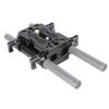NICEYRIG Shoulder Support Camera Baseplate with 15mm Rod Clamp Railblock for Rod Support/DSLR Rig Cage view 1