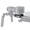 NICEYRIG Shoulder Support Camera Baseplate with 15mm Rod Clamp Railblock for Rod Support/DSLR Rig Cage view 2