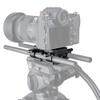 NICEYRIG Shoulder Support Camera Baseplate with 15mm Rod Clamp Railblock for Rod Support/DSLR Rig Cage view 3