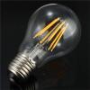 Low Voltage Retro LED Filament Lamp E27 6w 12V 24V 36V A60 Clear Glass Shell Edison Led Bulb AC/DC12-36V for RV Camper Marine,Solar Power Light and Off Grid 6-Pack view 4