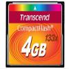 TRANSCEND 4GB CF CARD (133X) - Sold as 4 Packs view 1
