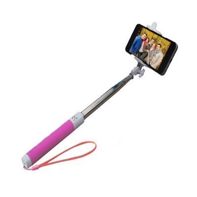 GabbaGoods TheSelfie Stick Bluetooth Edition for All Apple and Android Smartphones - Retail Packaging - Pink