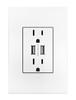 Legrand adorne Dual-USB Multi-Outlet (White Finish), ARTRUSB153W4 view 1