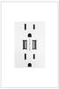 Legrand adorne Dual-USB Multi-Outlet (White Finish), ARTRUSB153W4 view 2