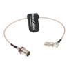 Alvin's Cables BNC Female to DIN 1.0 2.3 Male Right Angle RG179 75Ohm Cable for Blackmagic 30CM view 1