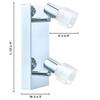 EGLO 200993A Nocera LED Track Light, 4.88x10.25x4.38, Chrome Finish view 2