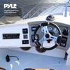 Pyle Marine Headunit Receiver Speaker Kit - In-Dash LCD Digital Stereo Built-in Bluetooth & Microphone w/ AM FM Radio System 5.25 Waterproof Speakers (2) MP3/SD Readers & Remote Control-PLMRKT46BK view 4