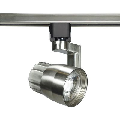 Nuvo TH425 12W Angle Arm Adjustable LED Track Head, 24-Degree Beam Spread, Brushed Nickel