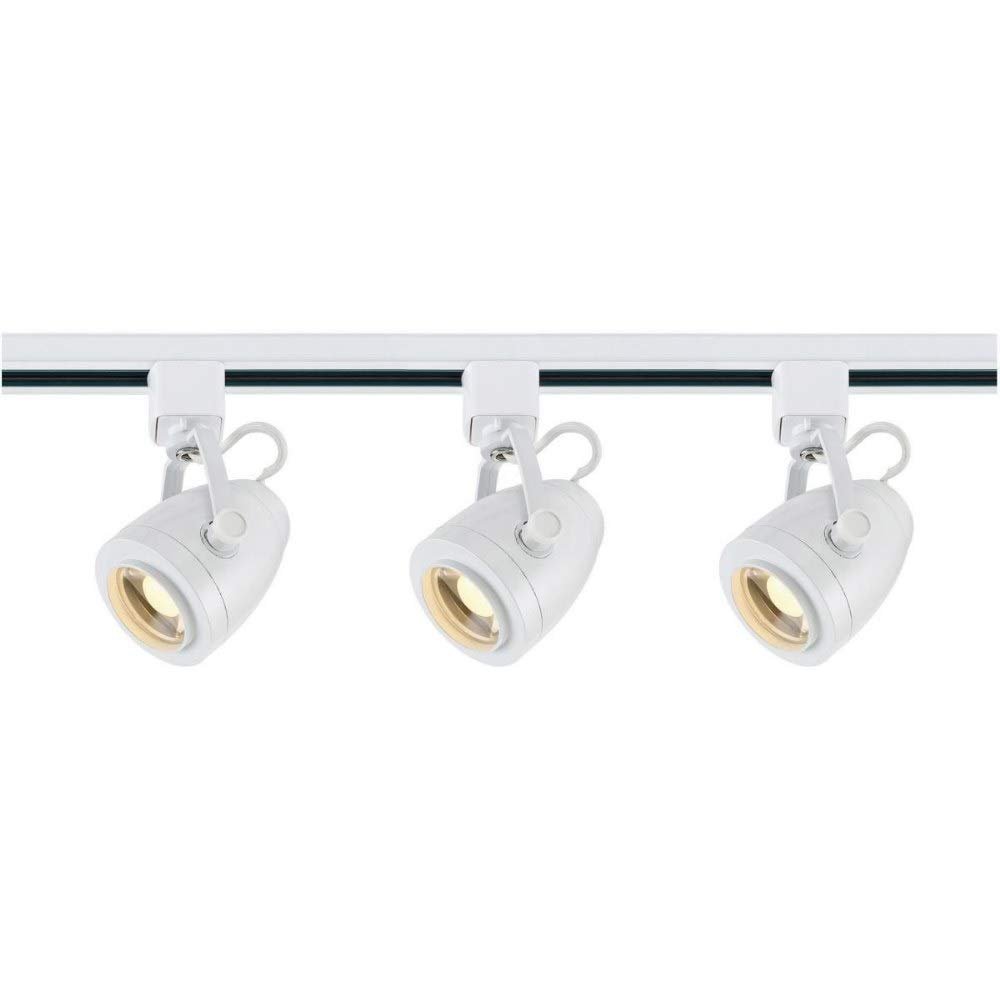 Nuvo Lighting TK417 Contemporary Modern Three Light Track Kit in Pwt, Nckl, B/S, Slvr. Finish, 48.00 inches