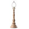Irvin's Tinware Davenport Lamp Base in Pearwood view 1