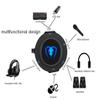 Micolindun External Sound Card USB Hubs Audio Adapter to USB Port & 3.5mm Audio & Micro Jack for PC Laptop. Plug and Play (Blue) view 3