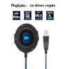Micolindun External Sound Card USB Hubs Audio Adapter to USB Port & 3.5mm Audio & Micro Jack for PC Laptop. Plug and Play (Blue) view 4