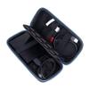 Baval Hard Carrying Case Replacement for Western Digital Seagate Expansion Toshiba Canvio My Passport Elements Portable Hard Drive Game Drive 1TB 2TB 3TB 4TB 5TB,Black view 2