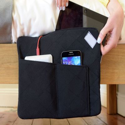 MyVolts Z-Charge - Phone and Tablet Bedside Storage with Charging (Black)