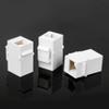 RDEXP Cat6 RJ45 Ethernet Inline Jack Coupler Keystone Female to Female Adapter Plug Set of 100 view 2