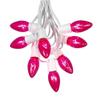 Novelty Lights Pink C9 Incandescent Christmas String Lights, 25' Long view 1