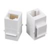 RDEXP Cat6 RJ45 Ethernet Inline Jack Coupler Keystone Female to Female Adapter Plug Set of 50 view 2
