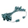 Novelty Lights C9 Orange Christmas String Light Set, 25 Foot, Green Wire view 3