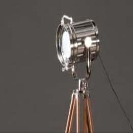 THOR INSTRUMENTS Marine Chrome Huge Design Vintage Industrial Tripod Floor LAMP SPOT Light Floor Lighting Tripod Rustic Vintage Home Decor Gifts