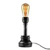 LAKIQ Steampunk Desk Lights Retro Water Pipe Industrial Table Lamp Fixture for Office Bedroom Living Room Home Decor view 1