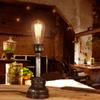 LAKIQ Steampunk Desk Lights Retro Water Pipe Industrial Table Lamp Fixture for Office Bedroom Living Room Home Decor view 2