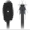 VIDABOX 360 Tilting VESA Surface Mount 9" - Black view 4