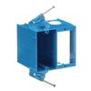 Carlon SC200DV Dual Voltage Box with Bracket and Angled Side Nails, 20.5 cu. in., Blue, PVC view 2