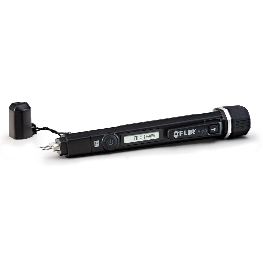 Flir MR40 Moisture Pen with Flashlight, 2-Pin, Pocket Portable