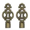 Urbanest Set of 2 Key Lamp Finials, 2 3/8-inch Tall, Antique Gold view 1