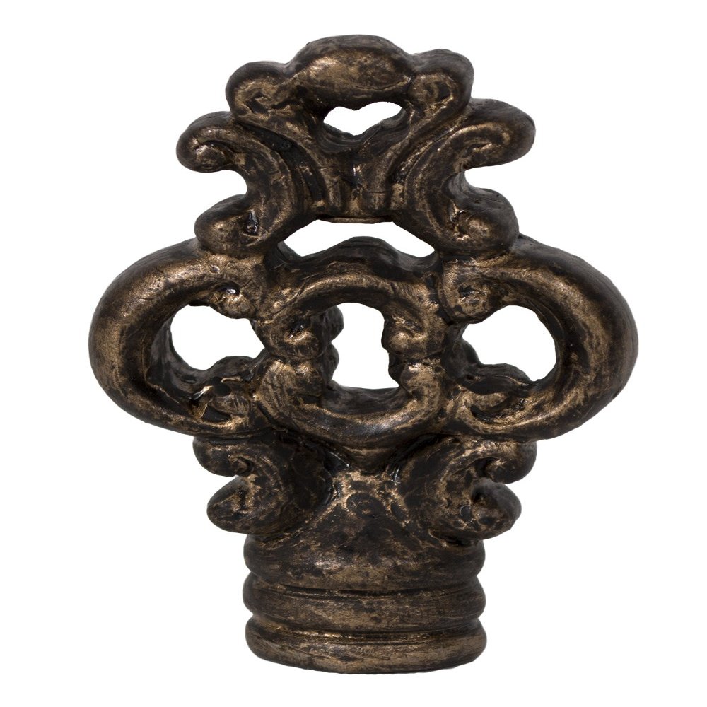Urbanest Key Lamp Finial, 2 3/8-inch Tall, Bronze with Gold Highlight