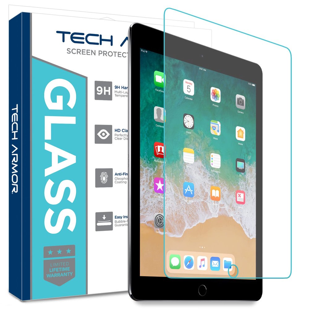 Tech Armor Ballistic Tempered Glass Screen Protector Designed for Apple iPad Air 3 (2019), iPad Pro 10.5 (2017) Inch 1 Pack