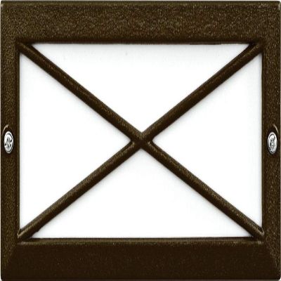 Dabmar Lighting LV635-BZ"x" Cover 2-20W 12V Step Light, Bronze Finish