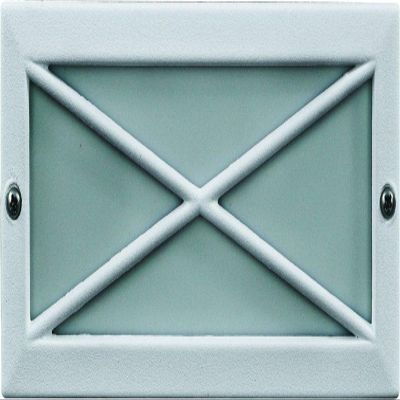 Dabmar Lighting LV635-W "x" Cover 2-20W 12V Step Light, White Finish
