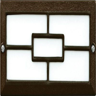 Dabmar Lighting LV636-BZ Cover 2-20W 12V Jc Step Light, Bronze Finish