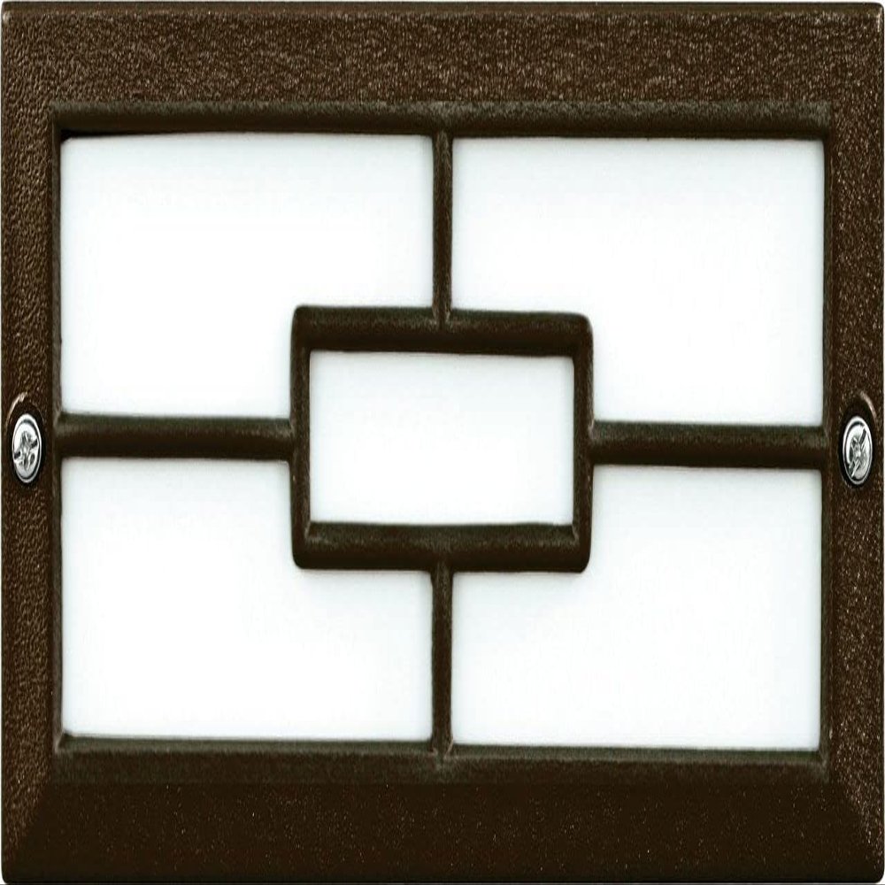 Dabmar Lighting LV636-BZ Cover 2-20W 12V Jc Step Light, Bronze Finish