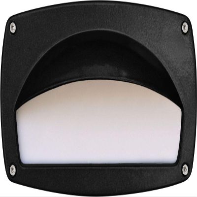 Dabmar Lighting DSL1014-B Hooded Incand 120V Light, Black Finish