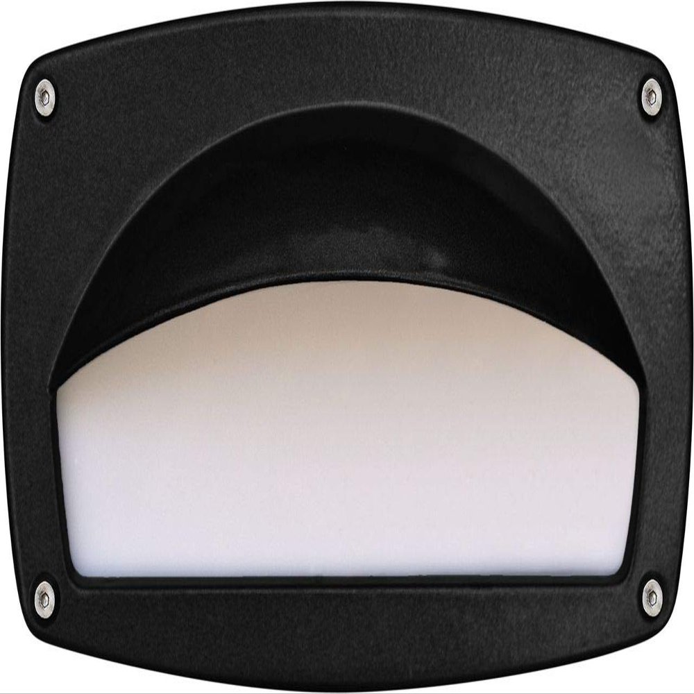 Dabmar Lighting DSL1014-B Hooded Incand 120V Light, Black Finish